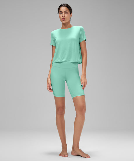 Anywhere™ Lightweight Soft Relaxed-Fit Cropped Training Tee | Women's Sports T-shirt