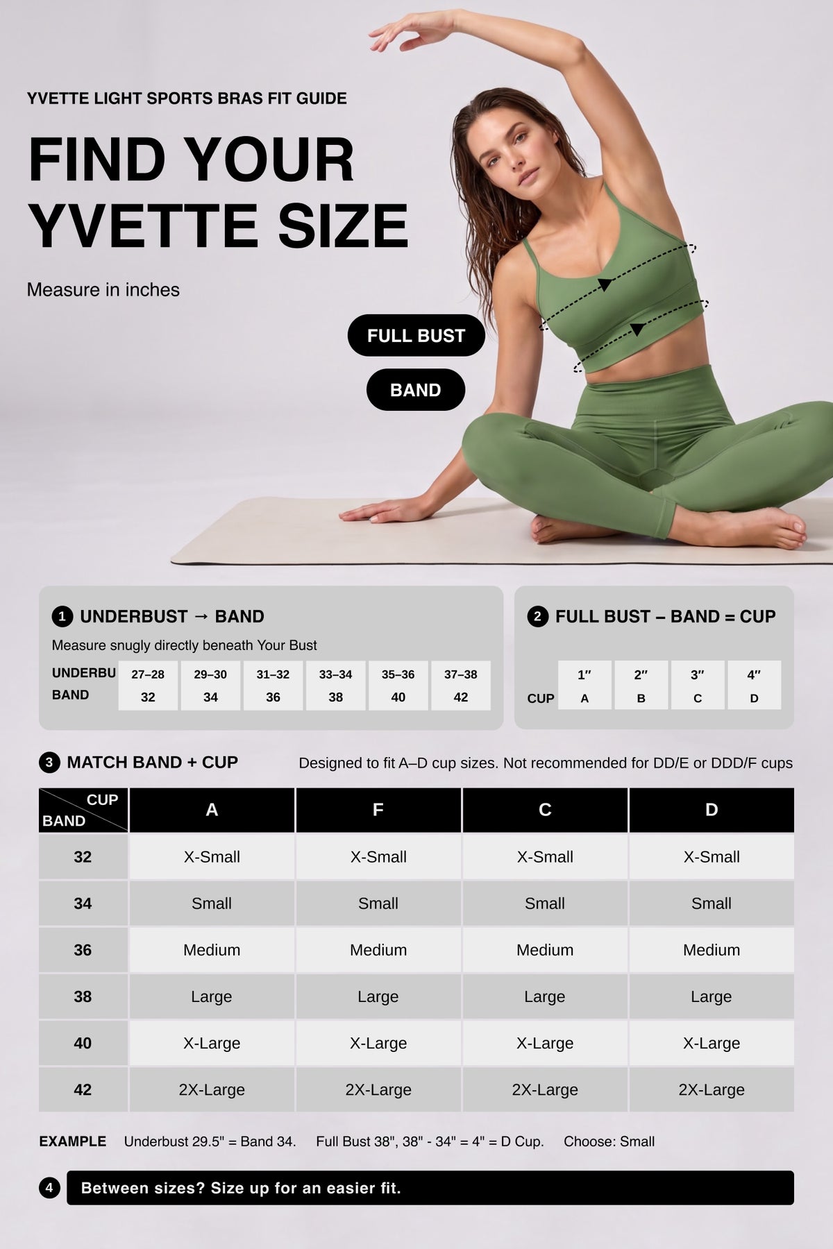 Echo™ V-Neck Ribbed Padded Yoga Bra | Women's Light Support Sports Bra
