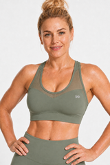 Shift™ Racerback Breathable Full-Coverage Running Bra | Women's High Support Sports Bra