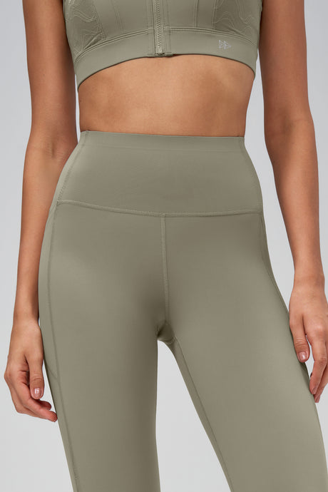 Power™ High Rise Breathable Running Leggings With Pockets 25 Inches | Women's High Support Leggings