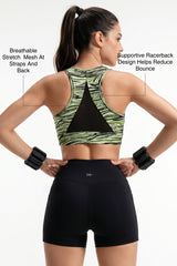 Power™ Zip-Front Secure High-Support Breathable Training Bra | High-Impact Support Best For Running, HIIT & Training