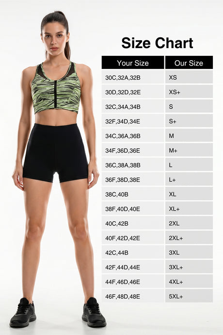 Power™ Zip-Front Secure High-Support Breathable Training Bra | High-Impact Support Best For Running, HIIT & Training