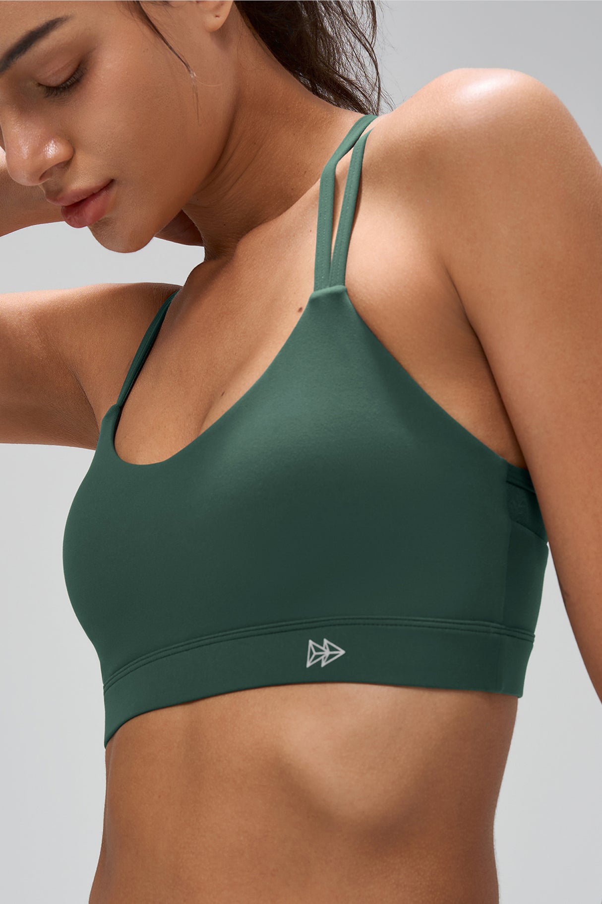 Anywhere™ Stretch Criss-Cross Mesh Yoga Bra| Women's Light Support Sports Bra