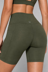 Shift löparshorts med hög midja, tighta, 7,5 cm, 10 cm, 15 cm, 20 cm | Damsportshorts med högt stöd