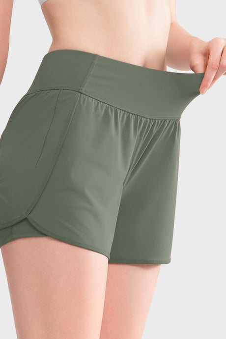 Shift Quick Dry Inner Mesh Workout Shorts mit Tasche 3,5'' | Damen Laufshorts