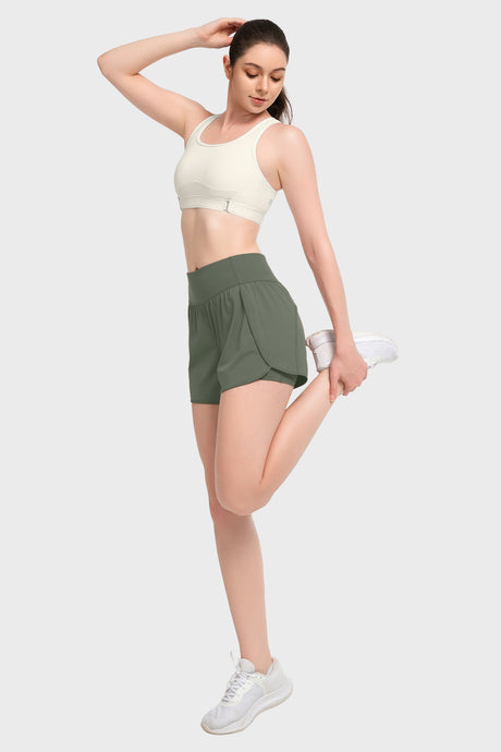 Shift Quick Dry Inner Mesh Workout Shorts mit Tasche 3,5'' | Damen Laufshorts