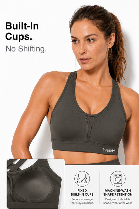 Power™ Cross-Back Breathable High Impact Running Bra | Women's High Support Sports Bra