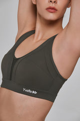 Power™ Cross Back Padded Running Bra | Women's High Support Sports Bra