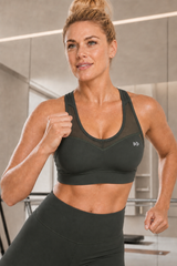 Shift™ Racerback Breathable Full-Coverage Running Bra | Women's High Support Sports Bra
