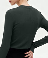 Anywhere™ Casual Half-Button Collar Long Sleeve Shirt | Women's Long Sleeve T-shirt
