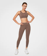 Enfold Zip Mesh gepolsterter Lauf-BH | Damen-Sport-BH mit starker Unterstützung (Übergröße)