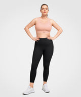 Echo Jacquard Mesh Dragkedja Fram Vadderad Löpar-BH | Sport-BH med Högt Stöd för Damer