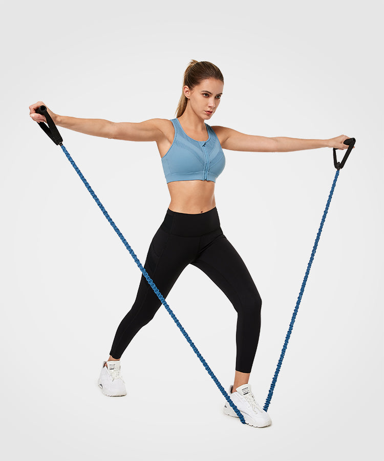 Enfold Zip Mesh gepolsterter Lauf-BH | Damen-Sport-BH mit starker Unterstützung (Übergröße)