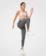 Enfold Zip Mesh gepolsterter Lauf-BH | Damen-Sport-BH mit starker Unterstützung (Übergröße)