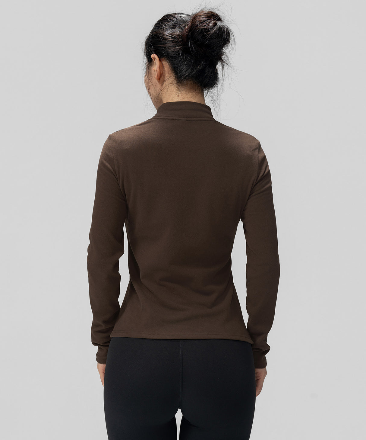 Camiseta de manga larga con cuello alto y elasticidad cómoda para cualquier ocasión | Camiseta de manga larga para mujer