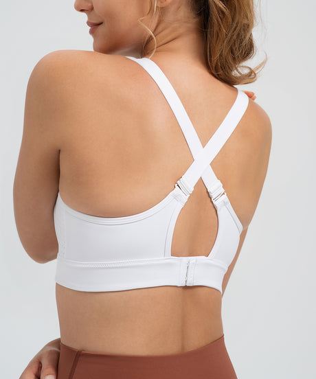 Power Adjustable Two Style Running Bra | Women's High Support Sports Bra