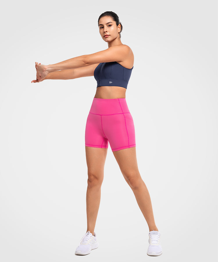 Shift High-Waist Tight Running Shorts 4 Inches | Women's High Support Sports Shorts