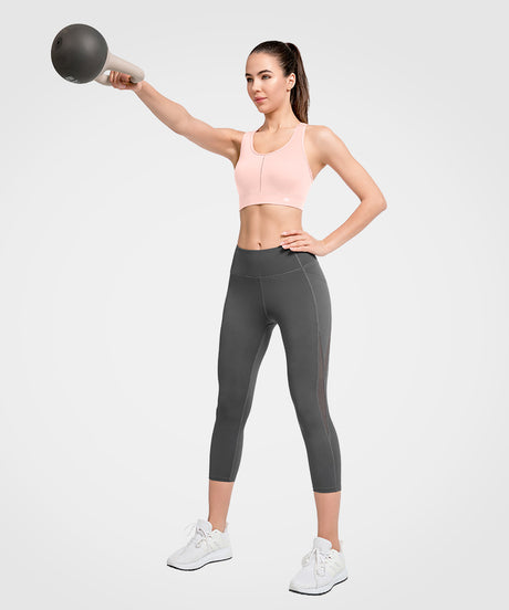 Echo Mesh Strappy Padded Running Bra | Damen Sport-BH mit starkem Halt