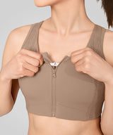 Lauf-BH mit Power Mesh-Panel und Frontverschluss | Sport-BH mit starkem Halt für Damen
