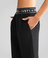 Pantalones anchos con estampado de letras Shift Urban de 27'' | Pantalones deportivos para mujer