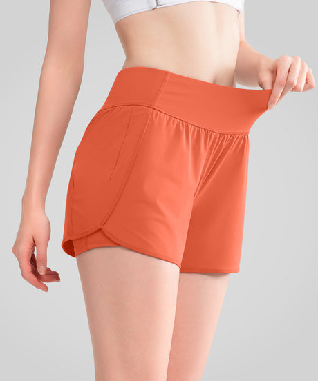 Shift Snabbtorkande träningsshorts i mesh med ficka 8,5 cm | Löparshorts för kvinnor