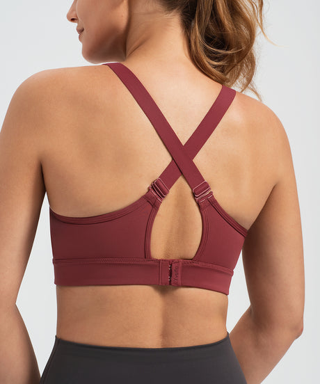 Power Adjustable Two Style Running Bra | Women's High Support Sports Bra