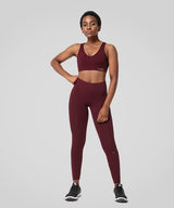 Sujetador para correr con relleno y espalda cruzada Power | Sujetador deportivo de alta sujeción para mujer 