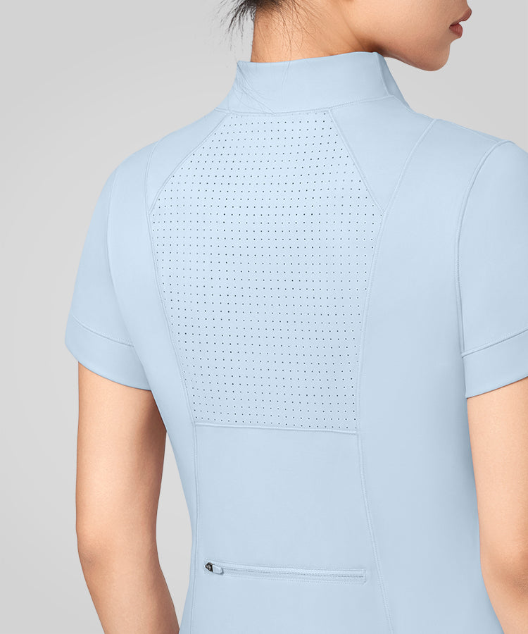 Sculpt Stand Collar Cool-Touch T-Shirt | Damen Sport T-Shirt