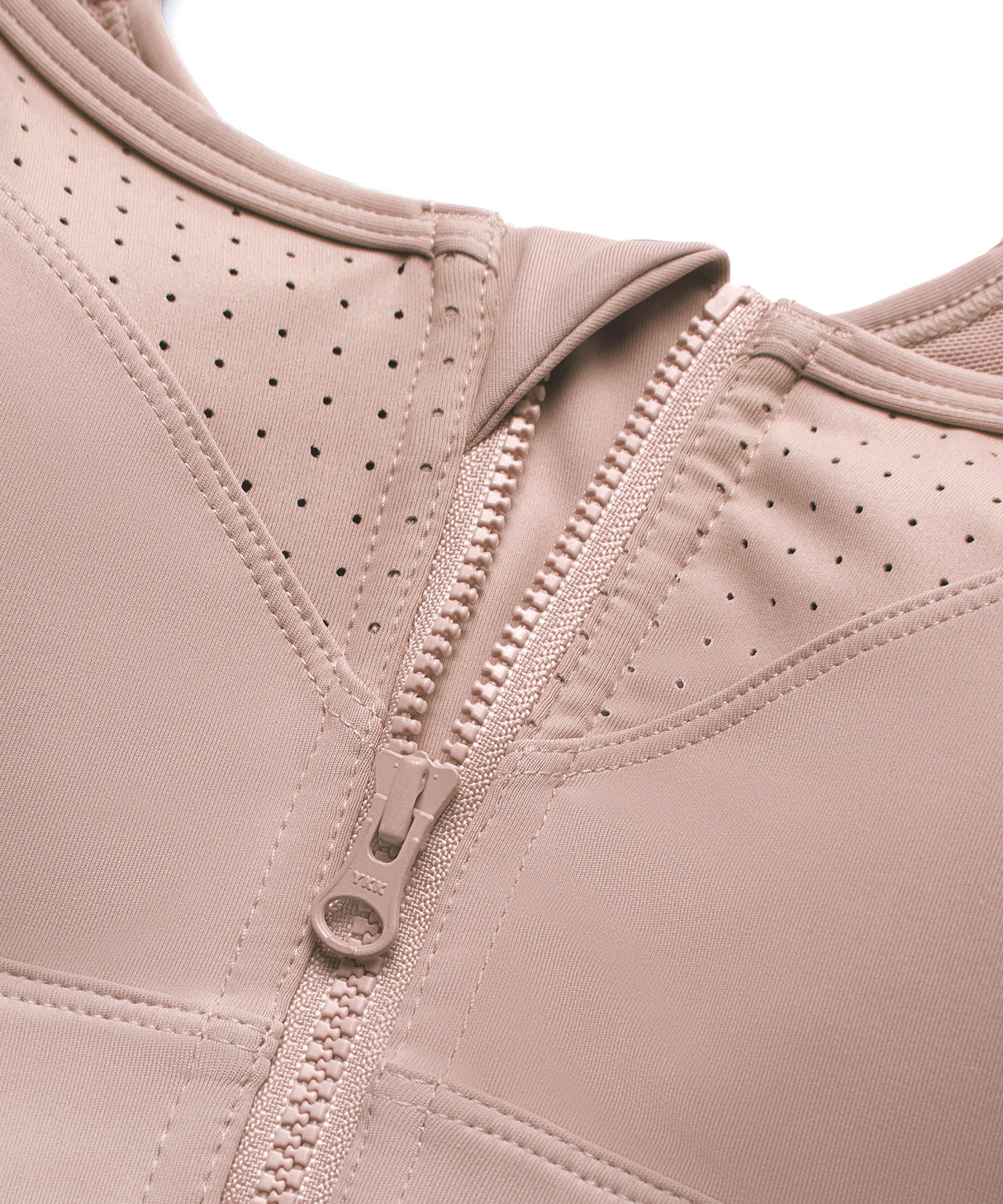 Reggiseno da corsa imbottito con spalline regolabili Power Zip | Reggiseno sportivo ad alto sostegno da donna