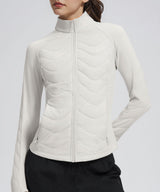 Chaqueta ligera de polar acolchada con cremallera para cualquier ocasión | Chaquetas para mujer