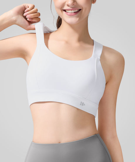 Echo Key Hole Back Mesh Andningsbar Yoga-BH | Sport-BH med lätt stöd för kvinnor