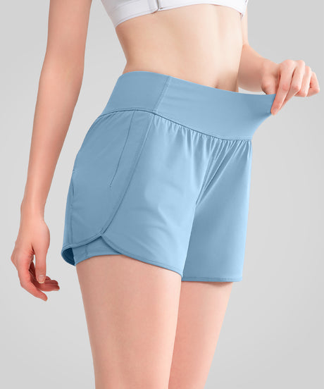Pantalones cortos de entrenamiento Shift de malla interior de secado rápido con bolsillo de 8,9 cm | Pantalones cortos de running para mujer