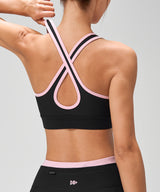 Power One-piece Crisscross Heltäckande Löpar-BH | Sport-BH med Högt Stöd för Damer