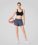 Shift Mesh Splicing Two In One Running Shorts 3"| Women's Sports Shorts