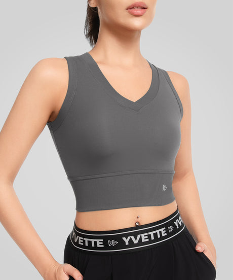 Anywhere V-neck Soft Fitted Yoga Tank | Women's Sports Tank