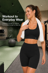 Echo™ Natural Shine Sporty Open-back Running Bra | Women's High Support Sports Bra