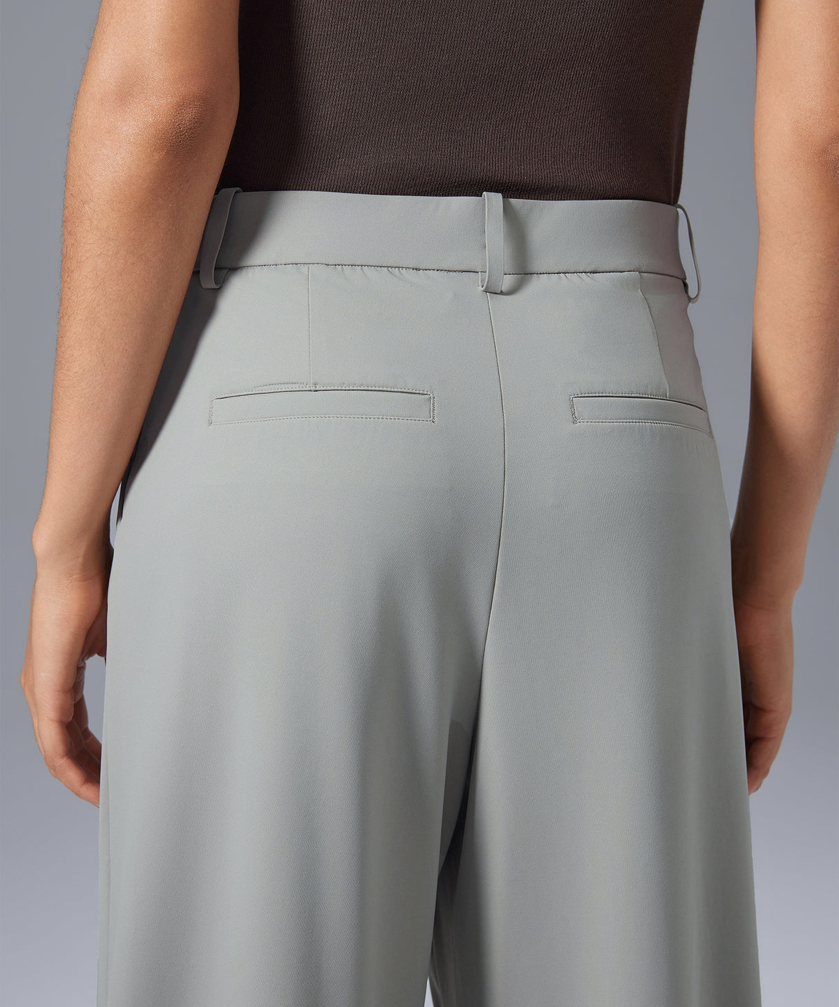 Modern Pleated Long Flowy Wide-leg Suit Pants| Women's Light Support Pants