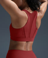 Enfold Zip Mesh gepolsterter Lauf-BH | Damen-Sport-BH mit starkem Halt