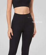 Echo Ribbed Stretchy Tummy Control Leggings 29'' | Women's Light Support leggings