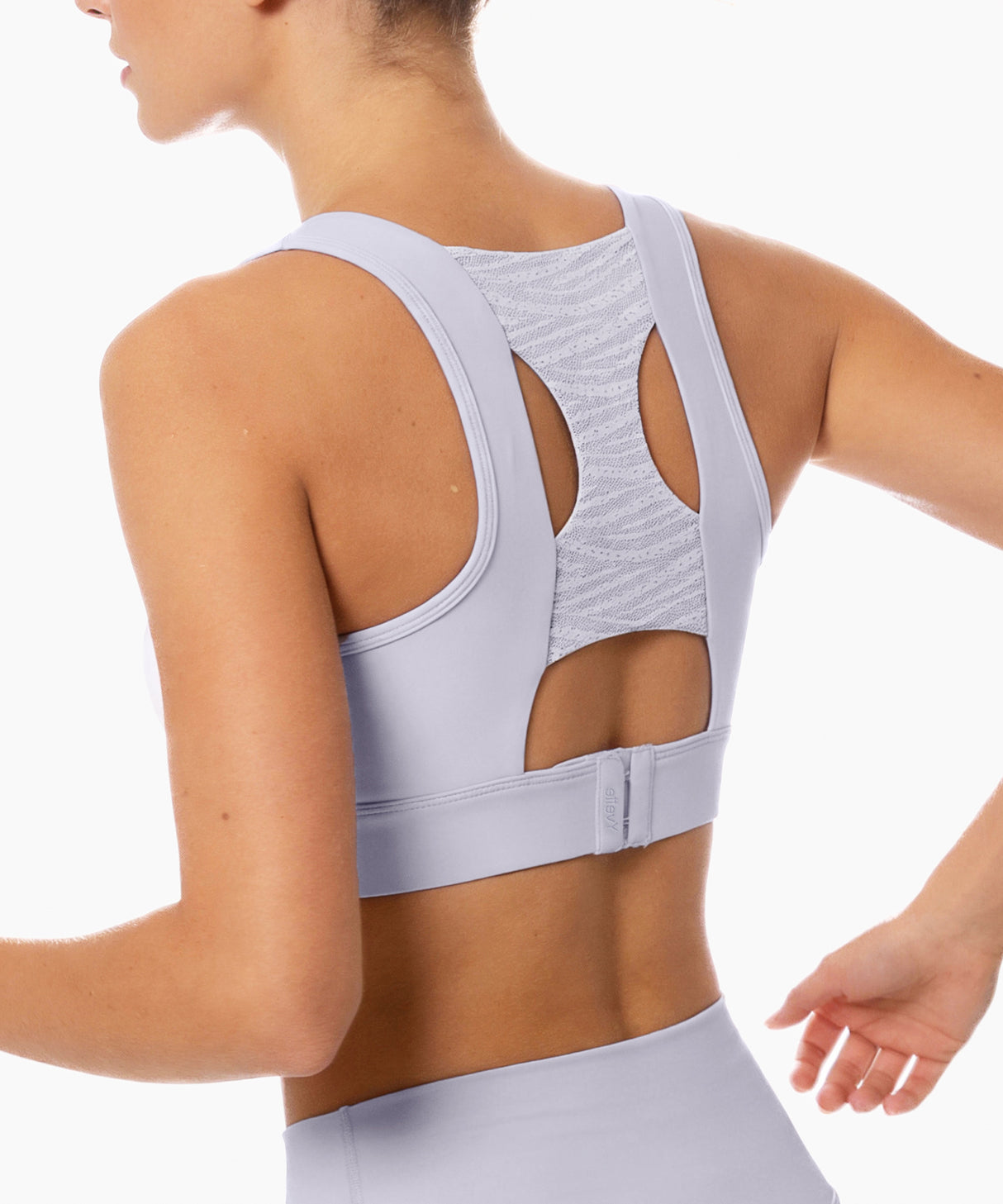 Power Racerback Mesh Full Coverage Running Bra | Women's High Support Sports Bra