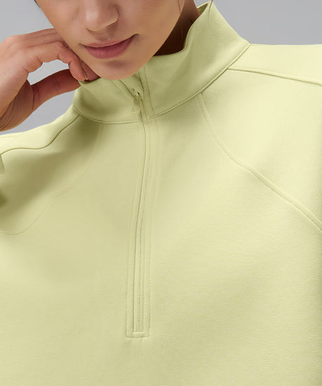Anywhere Half-Zip Mock Neck Pockets Sweatshirt | Women's Sports Sweatshirt