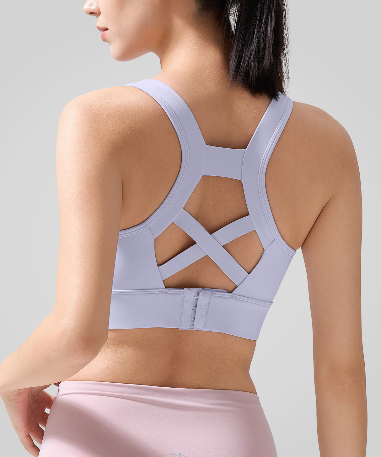 Echo Natural Shine Sportlicher Lauf-BH mit offenem Rücken | Sport-BH mit starkem Halt für Damen