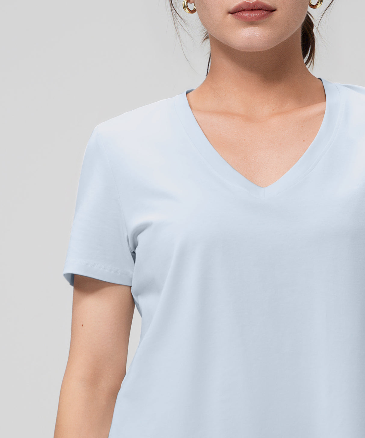 Anywhere V-Neck Lightweight Short Sleeve Tee| Women's Short Sleeve T-shirt