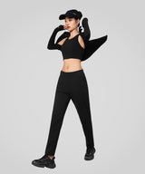 Pantaloni sportivi casual con fodera in pile e tasche ovunque | Pantaloni sportivi da donna