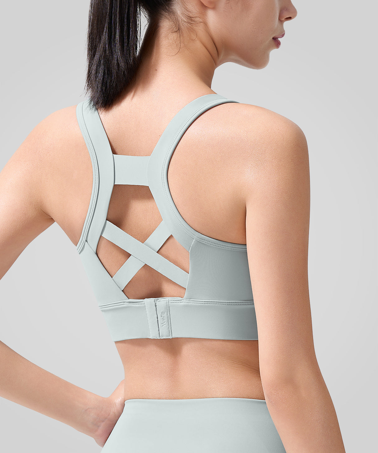 Echo Natural Shine Sportlicher Lauf-BH mit offenem Rücken | Sport-BH mit starkem Halt für Damen