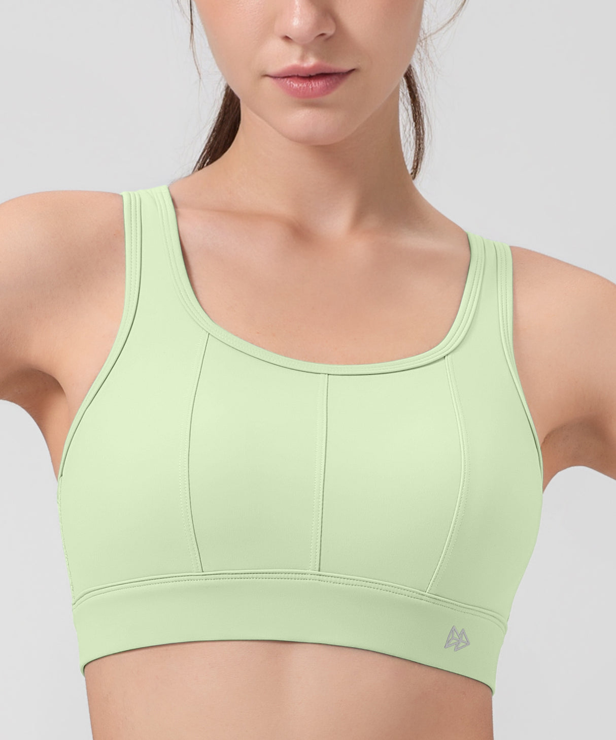 Power Racerback Breathable Lace Mesh Bra | Women's High Support Sports Bra