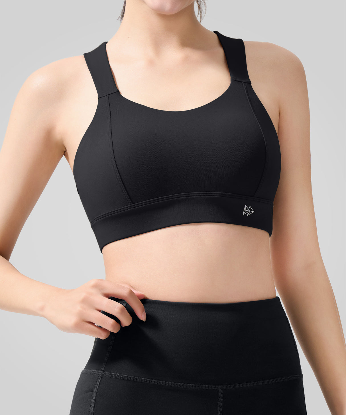 Echo Key Hole Back Mesh Andningsbar Yoga-BH | Sport-BH med lätt stöd för kvinnor