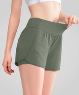 Pantaloncini da allenamento in rete interna ad asciugatura rapida Shift con tasca da 3,5'' | Pantaloncini da corsa da donna