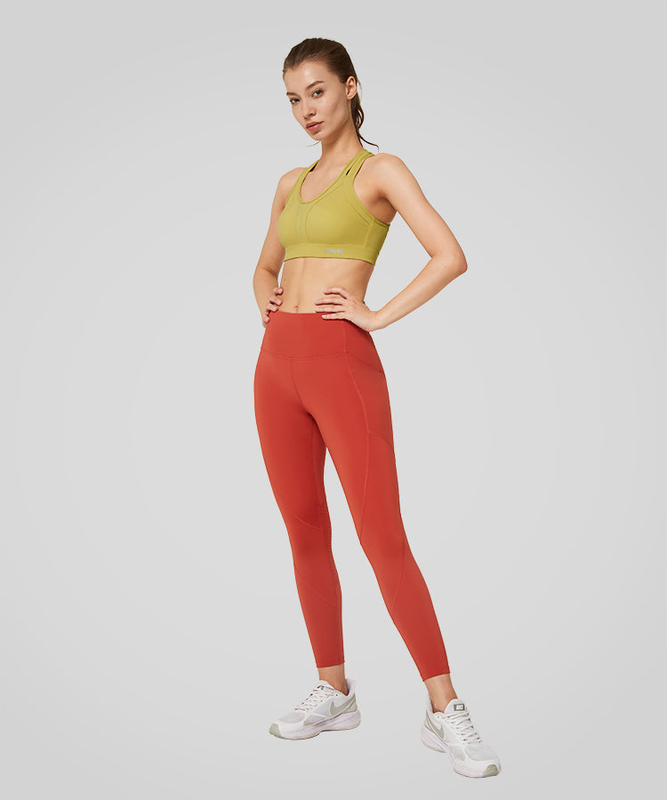 Power Cross Back gepolsterter Lauf-BH | Sport-BH mit starkem Halt für Damen