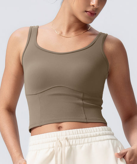 Anywhere Seam Detail Body-sculpting Tank| Women's Tank